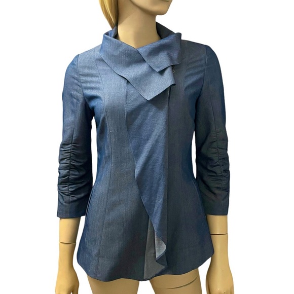 Periphery Jacket Ruffle Front - Picture 1 of 8